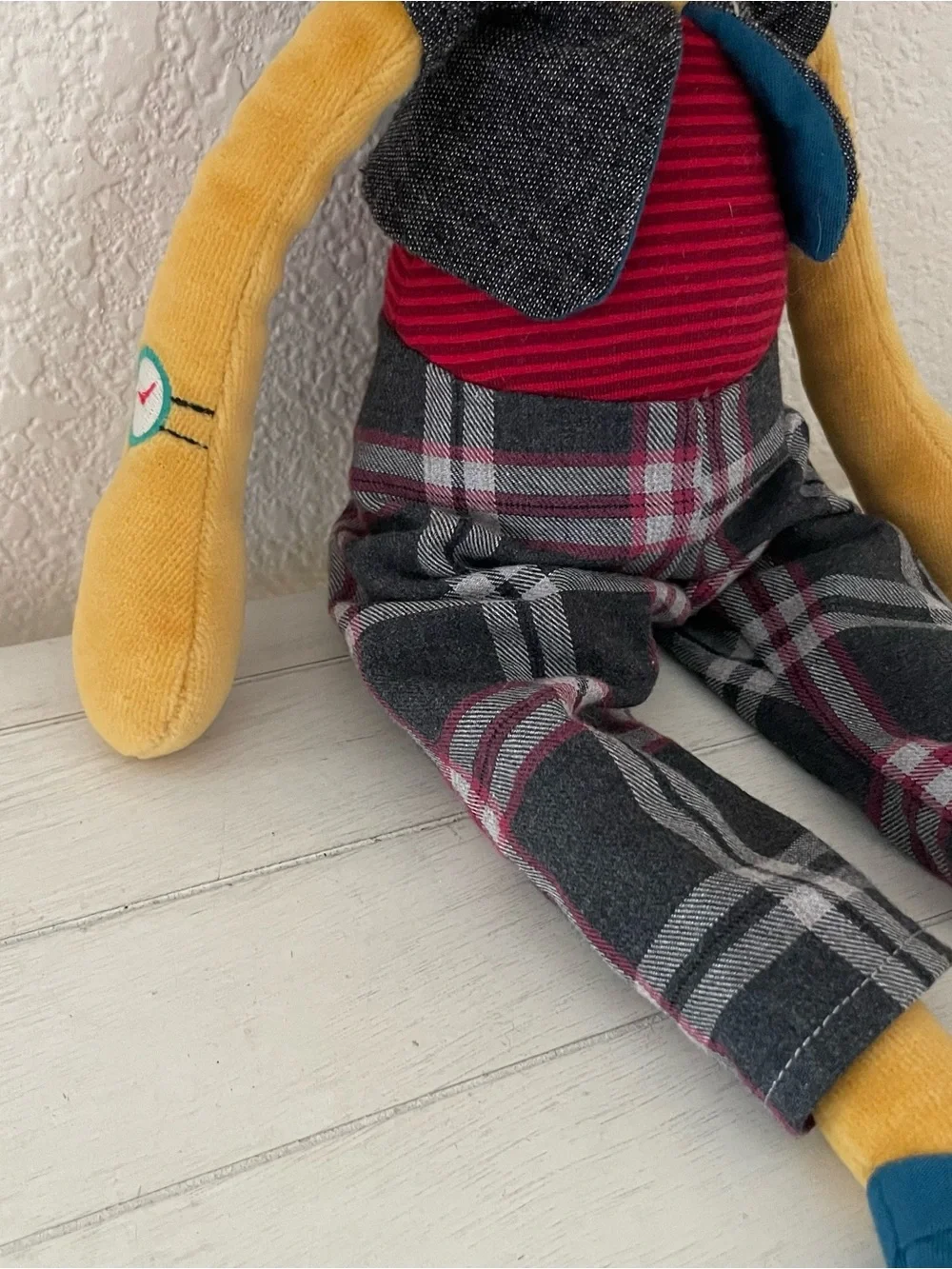 Rare Moulin Roty Les Brock & Roll's Romeo The Lion Stuffed Plush Animal 18